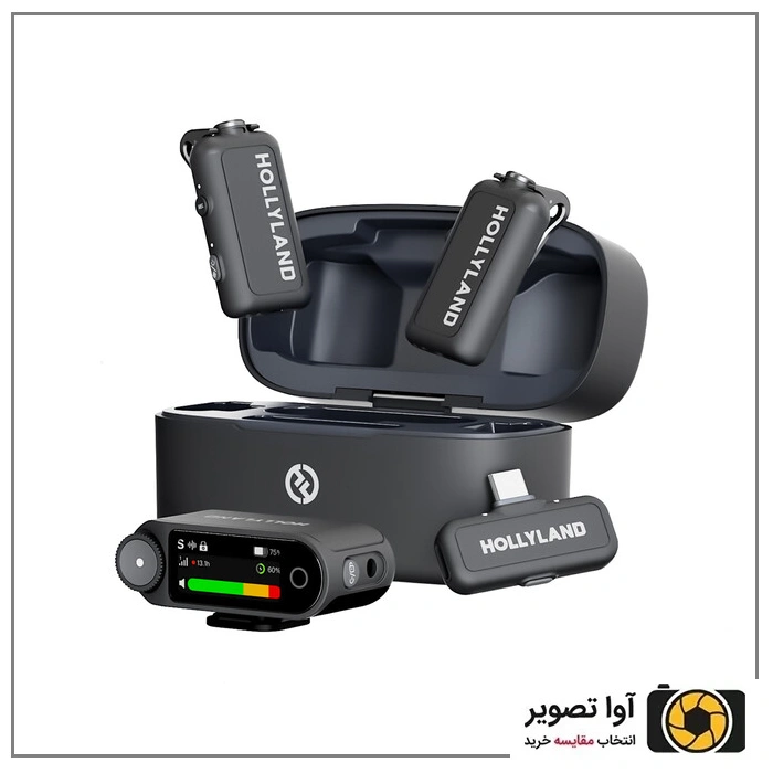 ميكروفون بى سيم هالى لند Hollyland Lark Max2 Combo