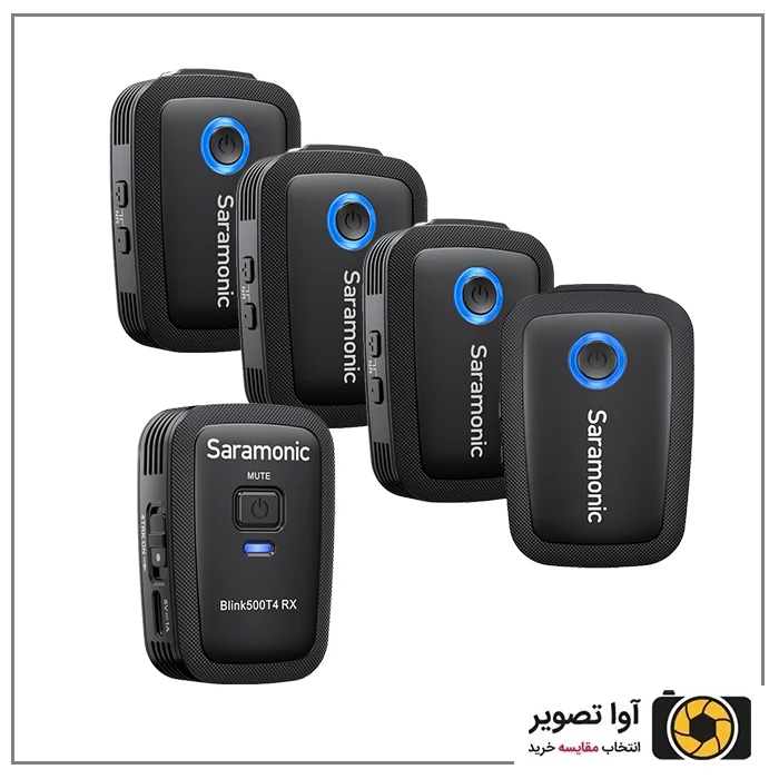 میکروفون بی‌ سیم یقه‌ ای سارامونیک Blink500 T4 Saramonic