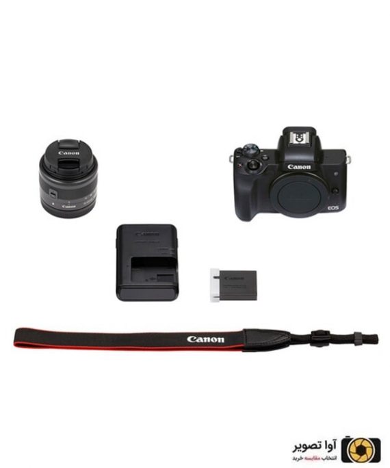 دوربین Canon Eos M50 Mark II با لنز 45-15