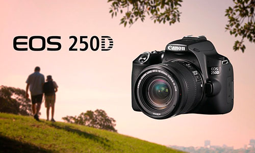 دوربین کانن 250D با لنز 55-18