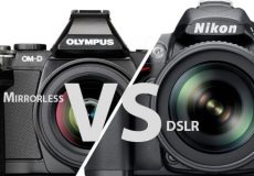 تفاوت دوربین DSLR و بدون آینه
